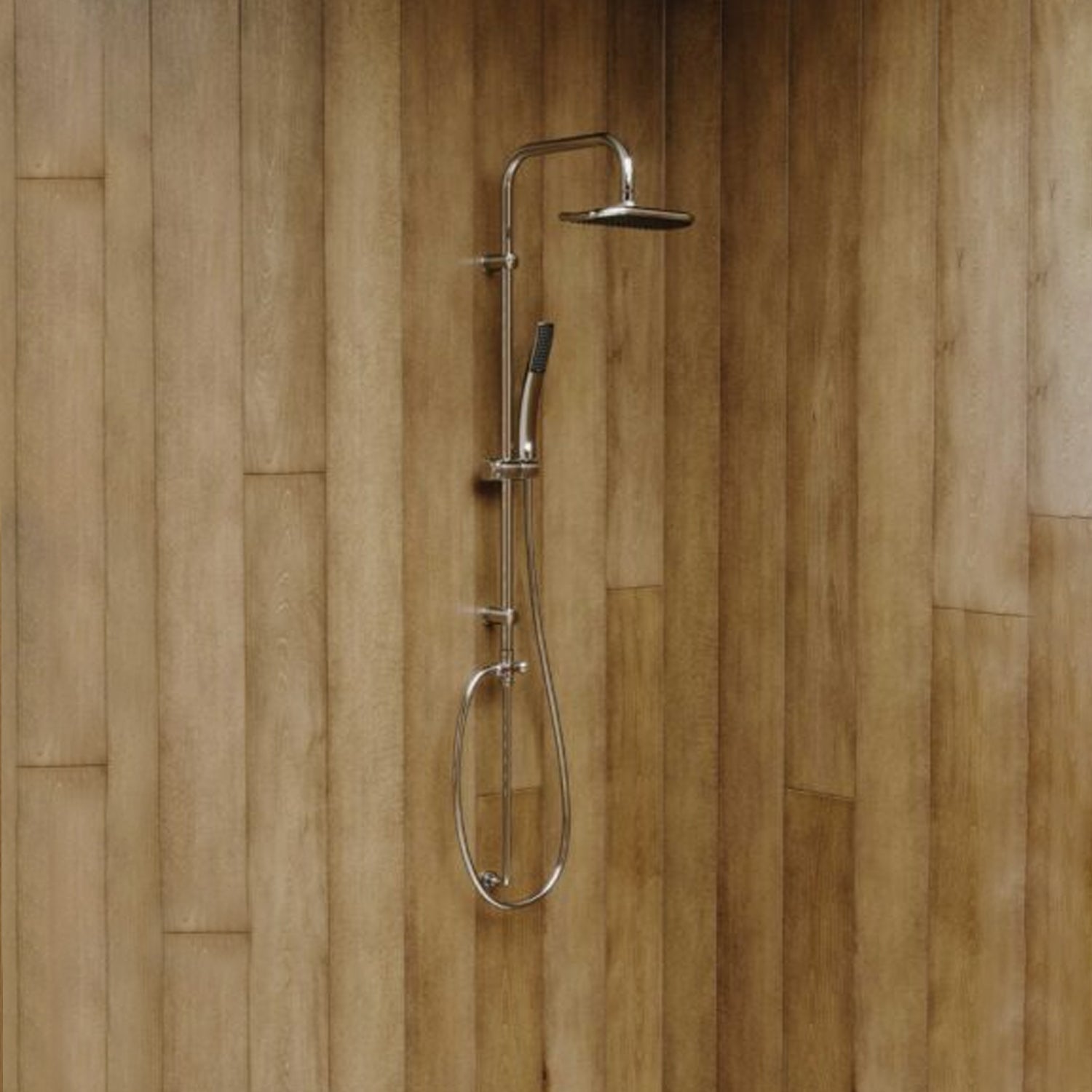 Colonna doccia in acciaio inox DocciaGo modello Cora - Cromo