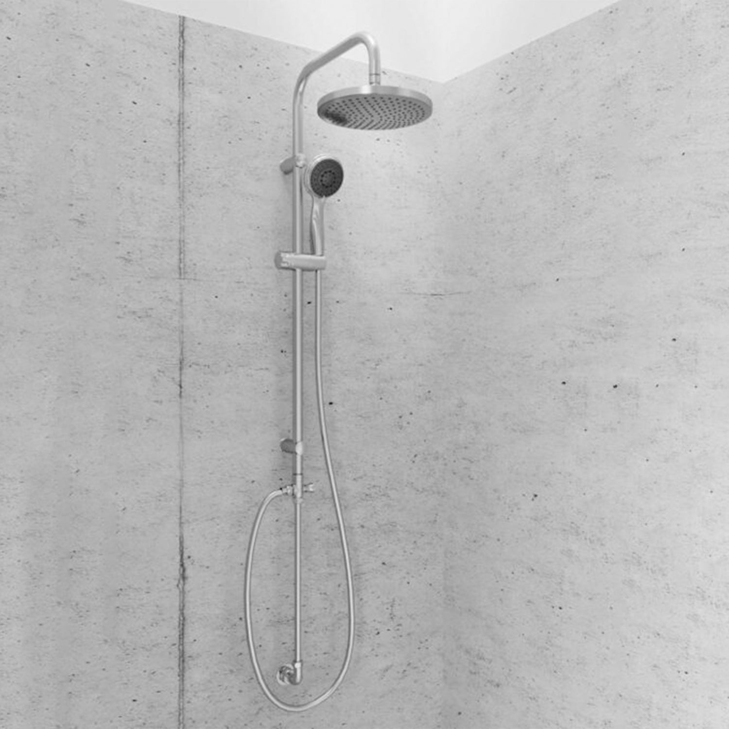 Colonna doccia in acciaio inox DocciaGo modello Selva - Cromo