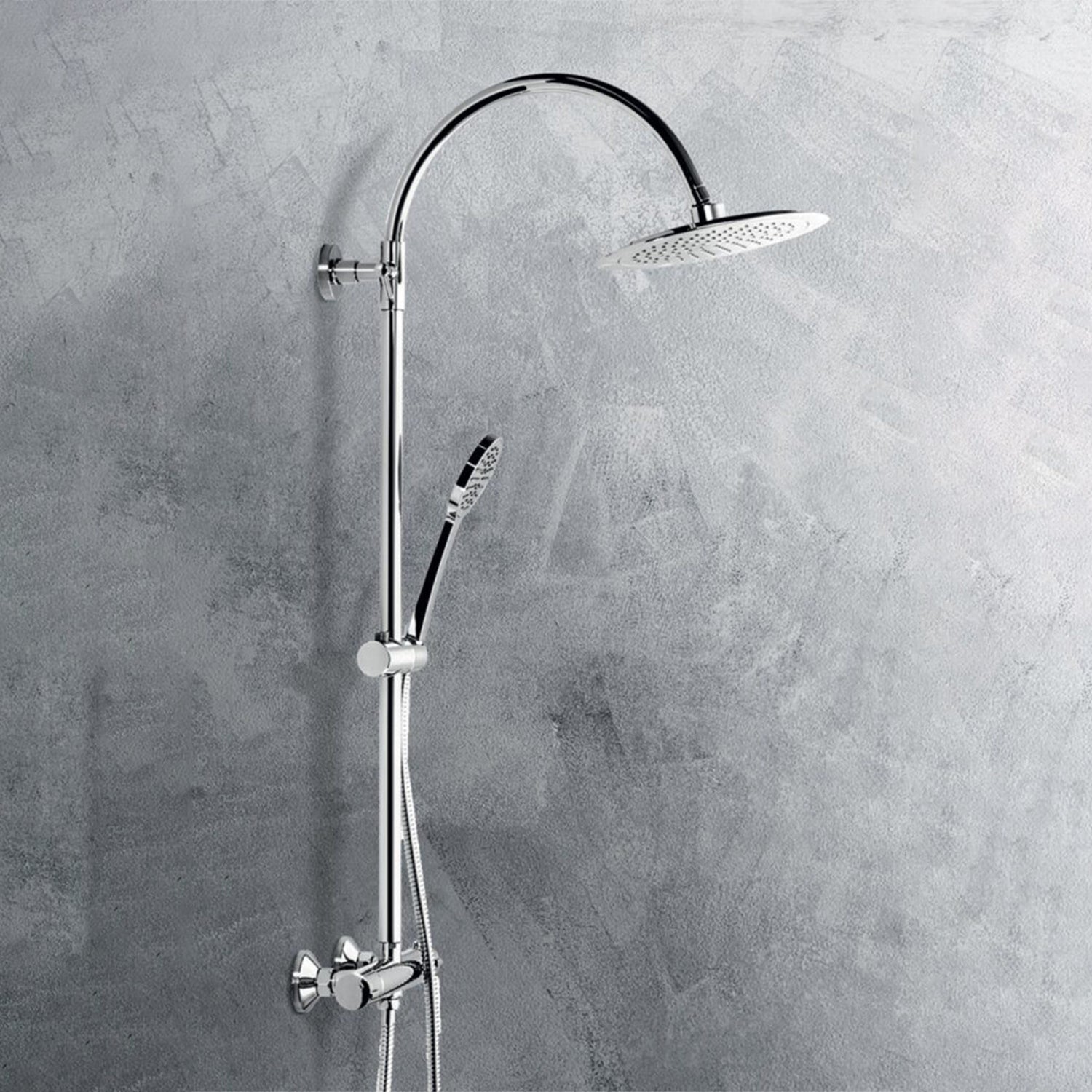 Colonna doccia in acciaio inox DocciaGo modello Run - Cromo