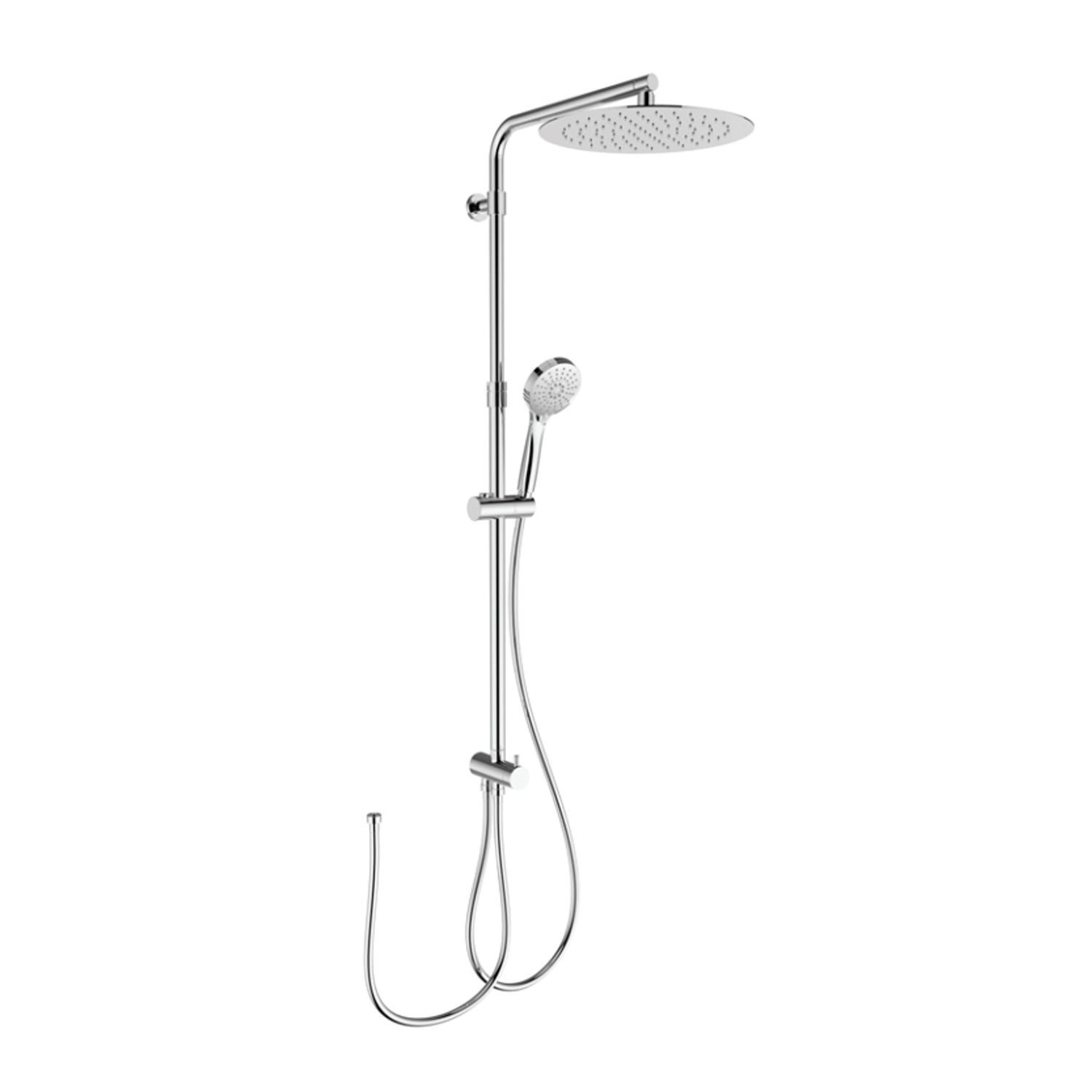 Colonna doccia in acciaio inox DocciaGo modello Onda - Cromo