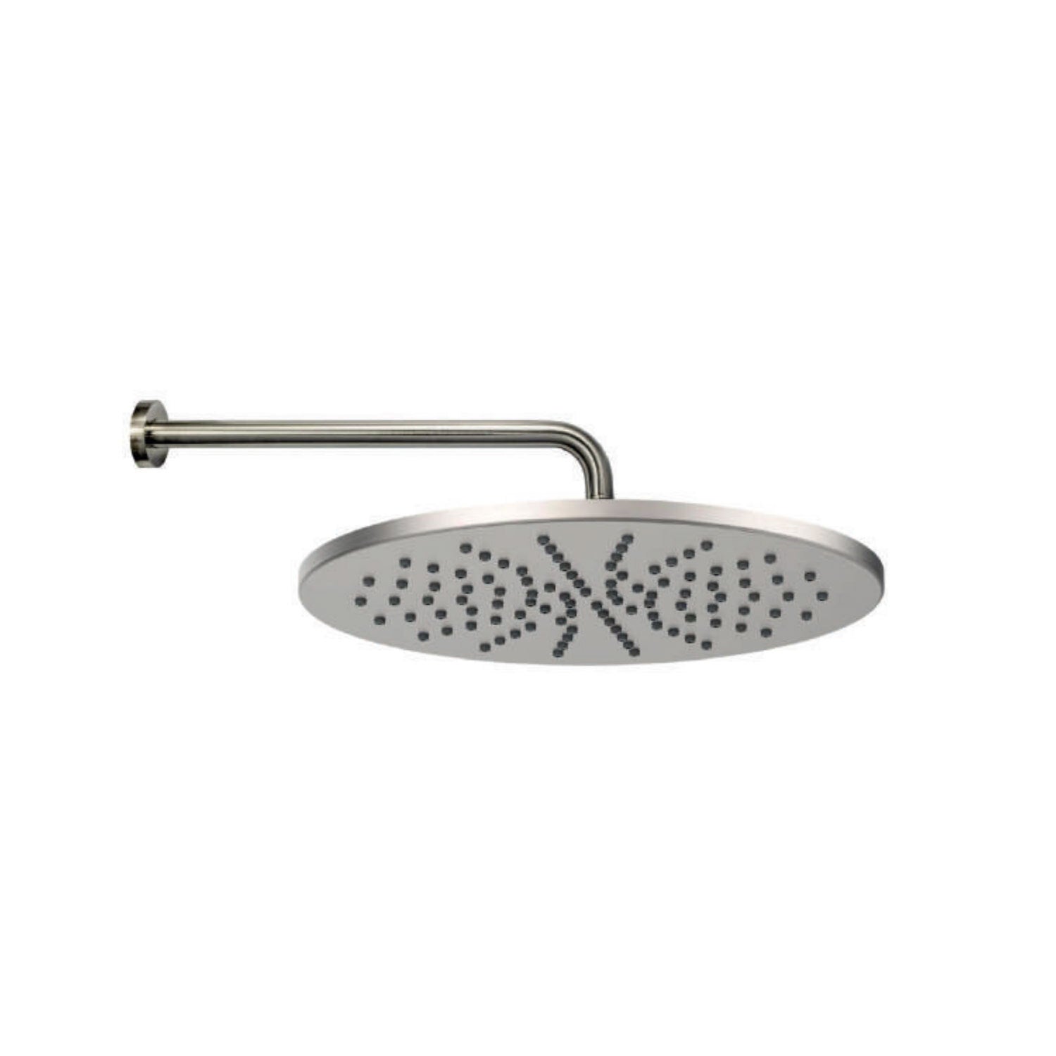 Soffione tondo con braccio doccia Paffoni modello Master diametro 225 mm satinato by CeramicStore | Lo specialista del tuo bagno