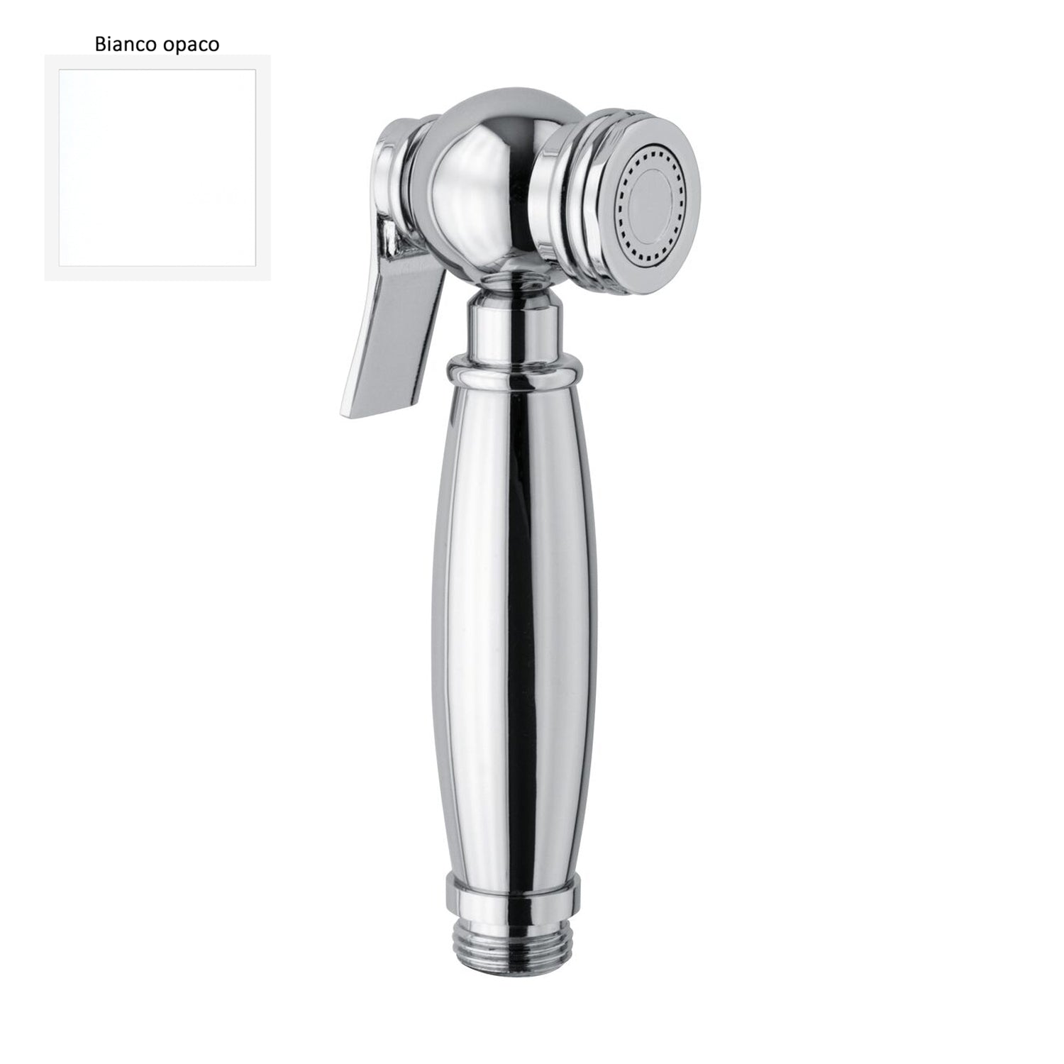 Doccia shut off Antea in ottone attacco 1/2M bianco by CeramicStore | Lo specialista del tuo bagno