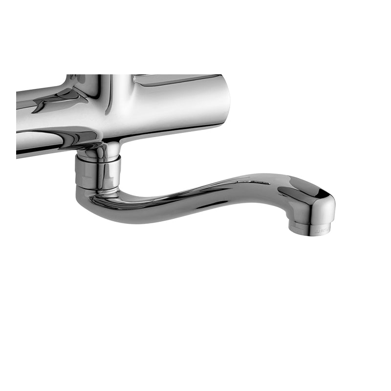  Miscelatore Lavello a Muro Paffoni Green con canna tubo serpente GRE161CR by CeramicStore | Lo specialista del tuo bagno