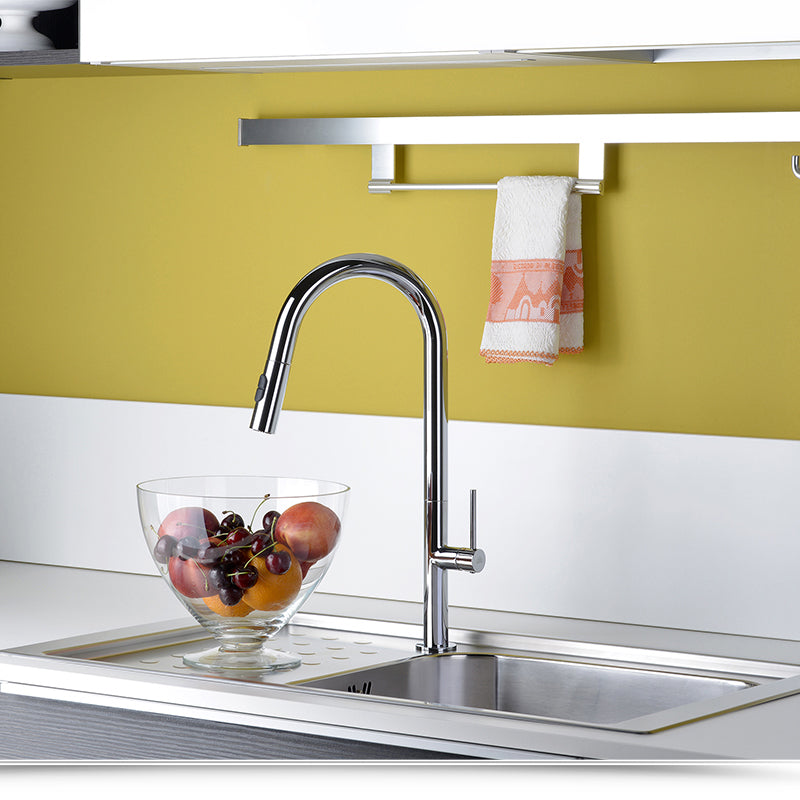 Miscelatore Cucina con doccia estraibile Paffoni Chef CH185CR by CeramicStore | Lo specialista del tuo bagno