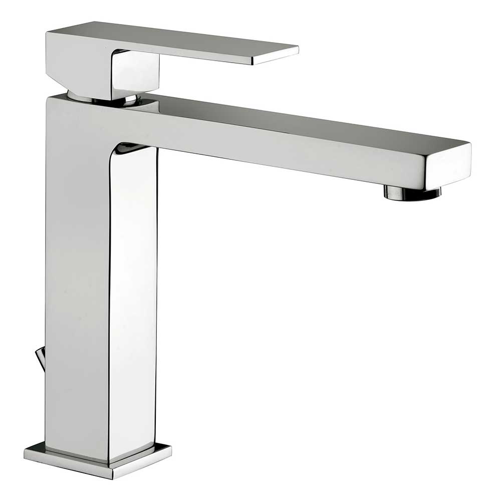 Miscelatore lavabo medio ottone cromo lucido Paffoni Elle con scarico by CeramicStore | Lo specialista del tuo bagno