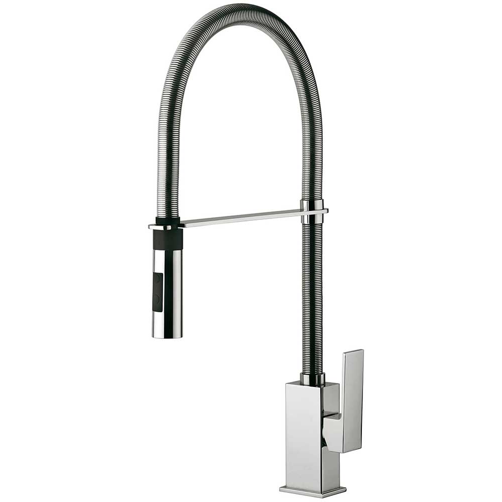 Miscelatore lavello Professional Paffoni Elle con comoda canna orientabile by CeramicStore | Lo specialista del tuo bagno