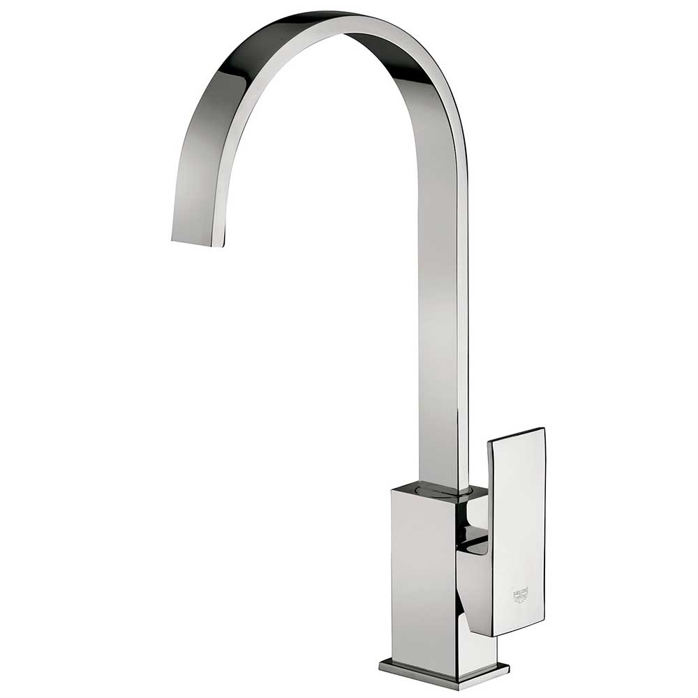 Miscelatore lavello Paffoni Elle con canna piatta orientabile design squadrato by CeramicStore | Lo specialista del tuo bagno