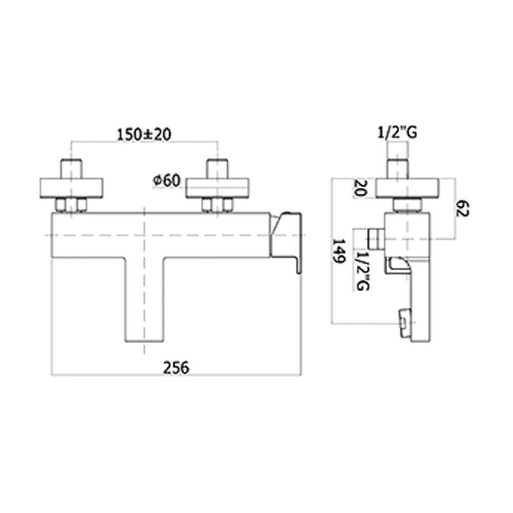  Set di miscelatori lavabo