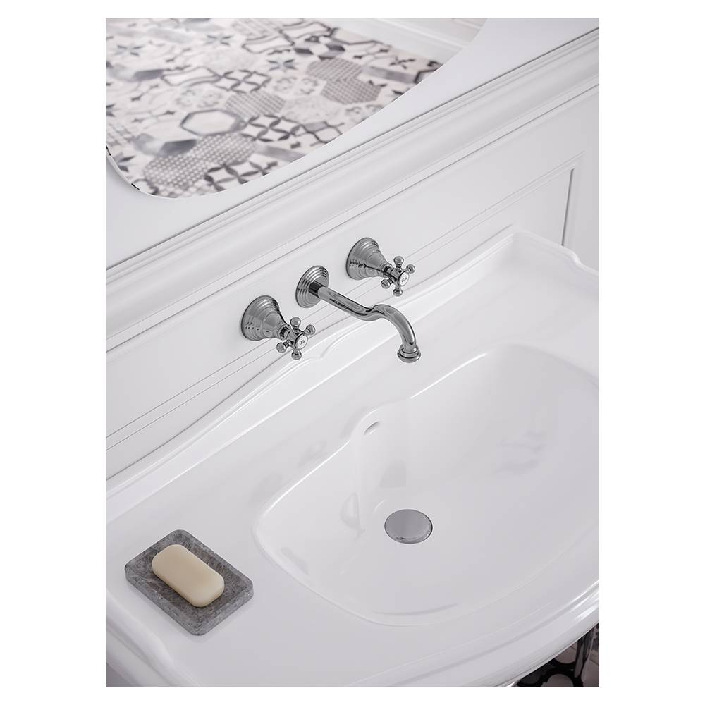  Batteria lavabo incasso 3 fori serie Belinda modello FBLV003CR cromato Paffoni by CeramicStore | Lo specialista del tuo bagno