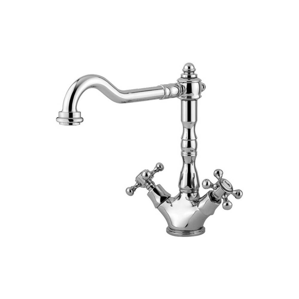 Gruppo monoforo lavello serie Belinda modello FBLV180CR cromato Paffoni by CeramicStore | Lo specialista del tuo bagno