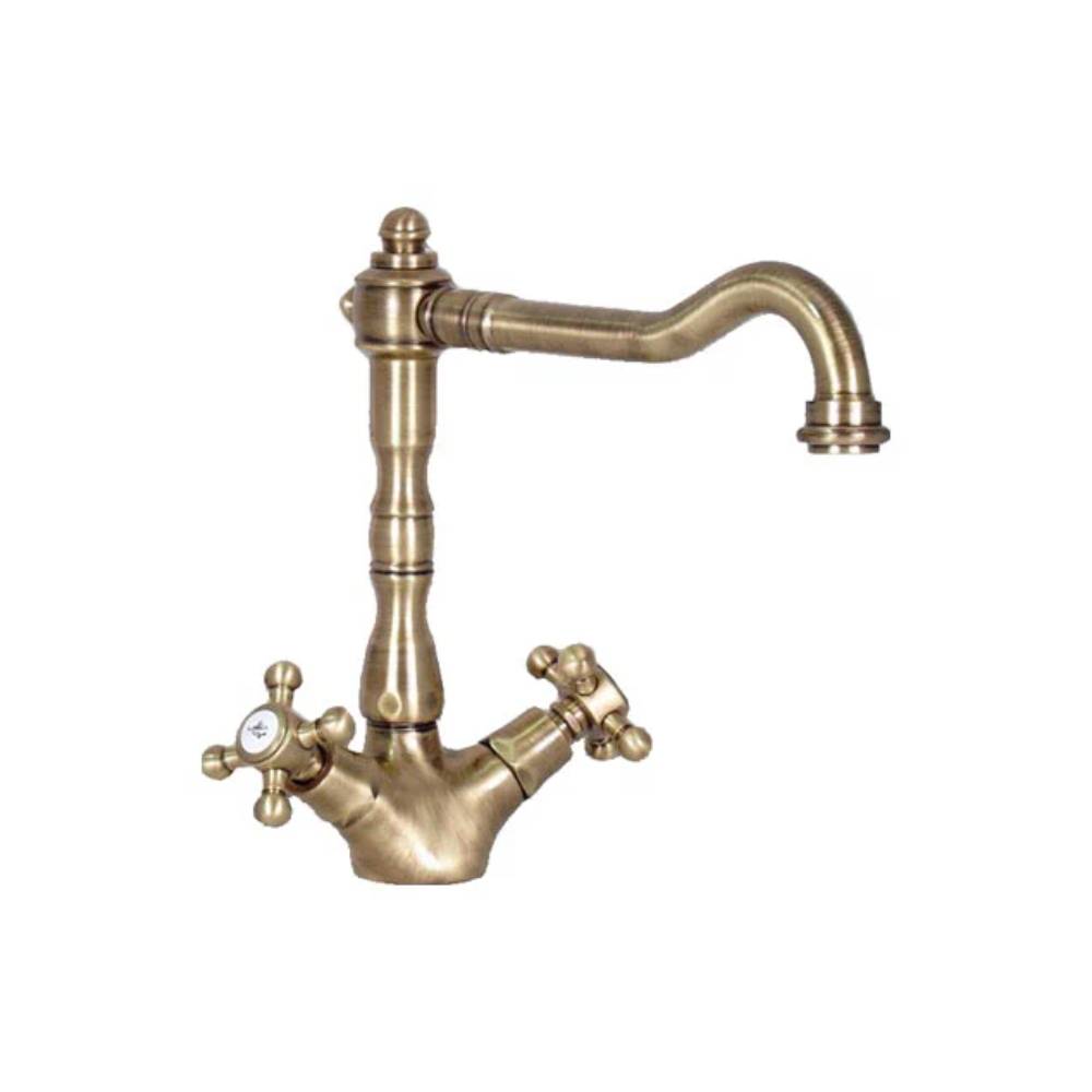 Gruppo monoforo lavello serie Belinda modello FBLV180BR bronzo Paffoni by CeramicStore | Lo specialista del tuo bagno