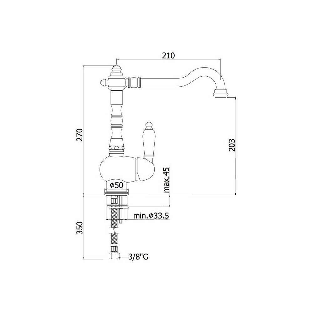  Miscelatore lavello serie Melissa modello FME181CR cromato Paffoni by CeramicStore | Lo specialista del tuo bagno