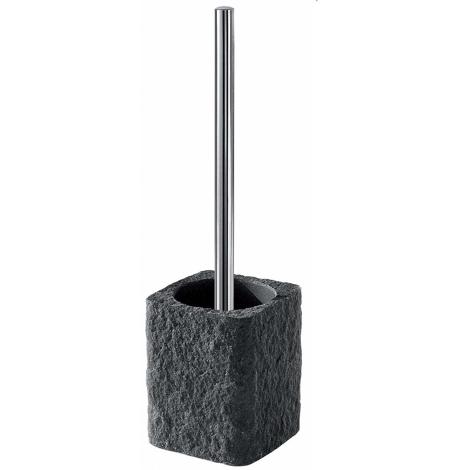 Scopino da appoggio con ciuffo in setole Gedy modello Aries - Antracite by CeramicStore | Lo specialista del tuo bagno