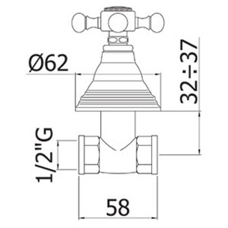  Coppia di rubinetti incasso doccia Paffoni Belinda ottone cromato by CeramicStore | Lo specialista del tuo bagno