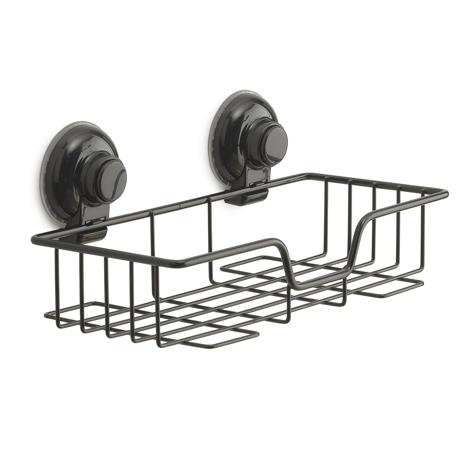 Portaoggetti rettangolare doccia in filo di Gedy serie Hot - Nero Matt by CeramicStore | Lo specialista del tuo bagno