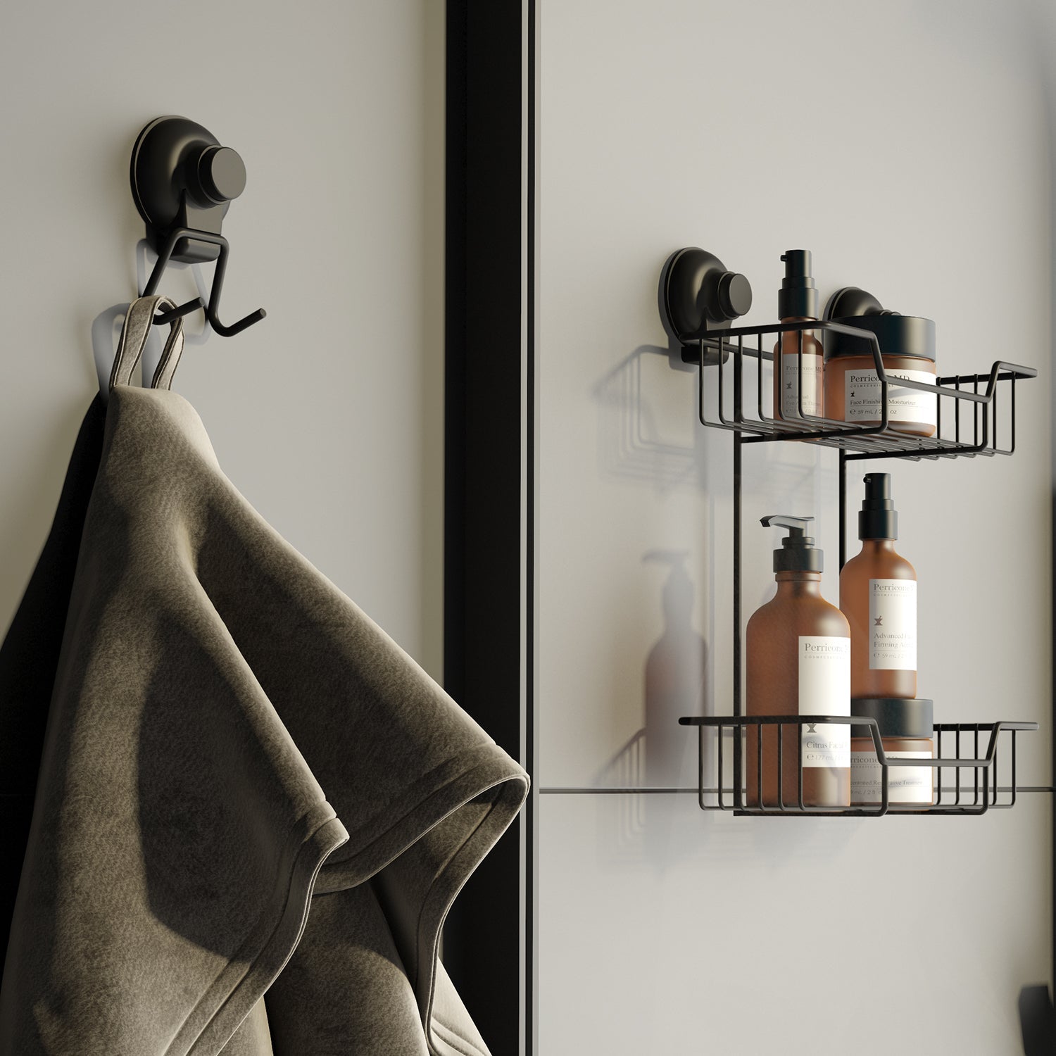  Appendiabiti di Gedy serie Hot - Nero Matt by CeramicStore | Lo specialista del tuo bagno
