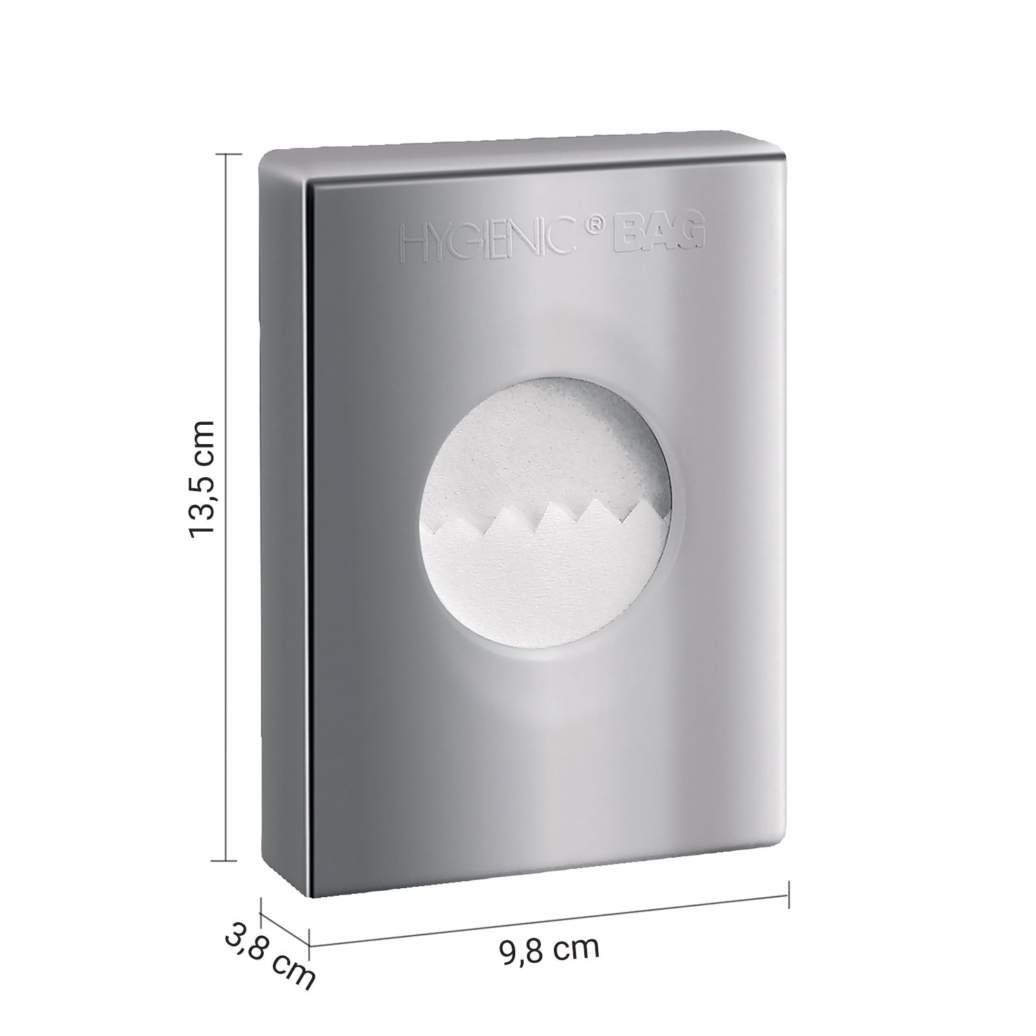  Gedy Portasacchetti Igienici Cromato - ResineTermoplastiche by CeramicStore | Lo specialista del tuo bagno