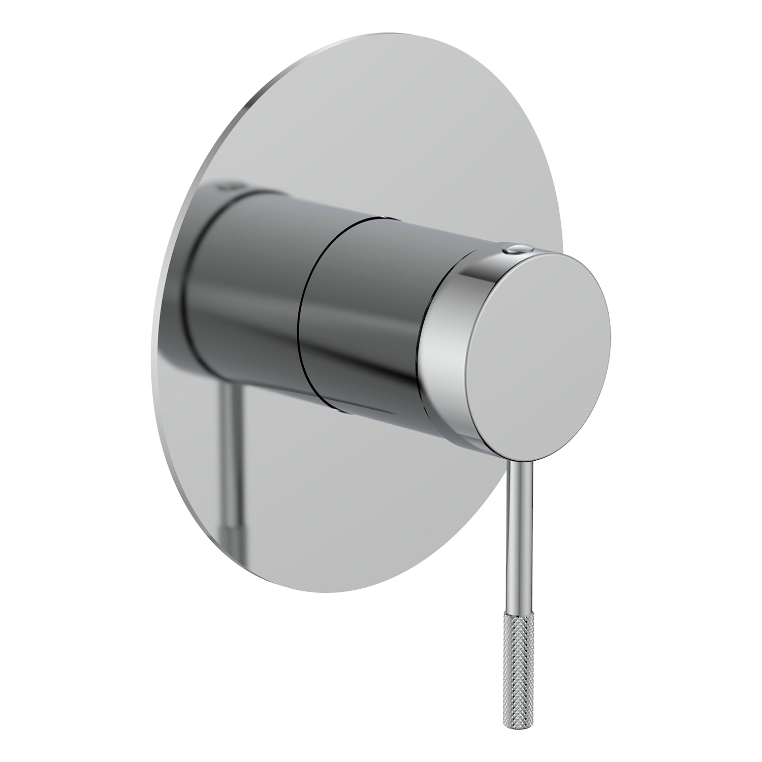 Miscelatore doccia RubiFlux York completo di corpo incasso in ottone, piastra e leva cromati