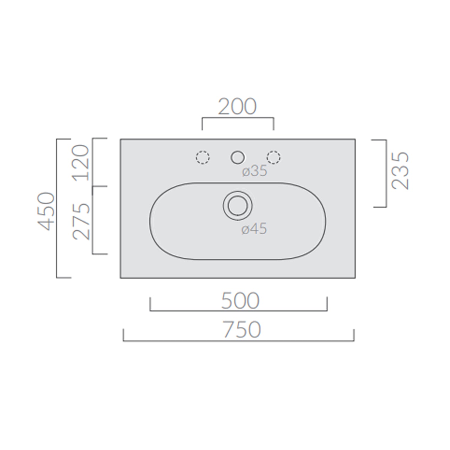  Portasciugamani laterale in ottone di 25 cm della serie M2 di Galassia cromato by CeramicStore | Lo specialista del tuo bagno