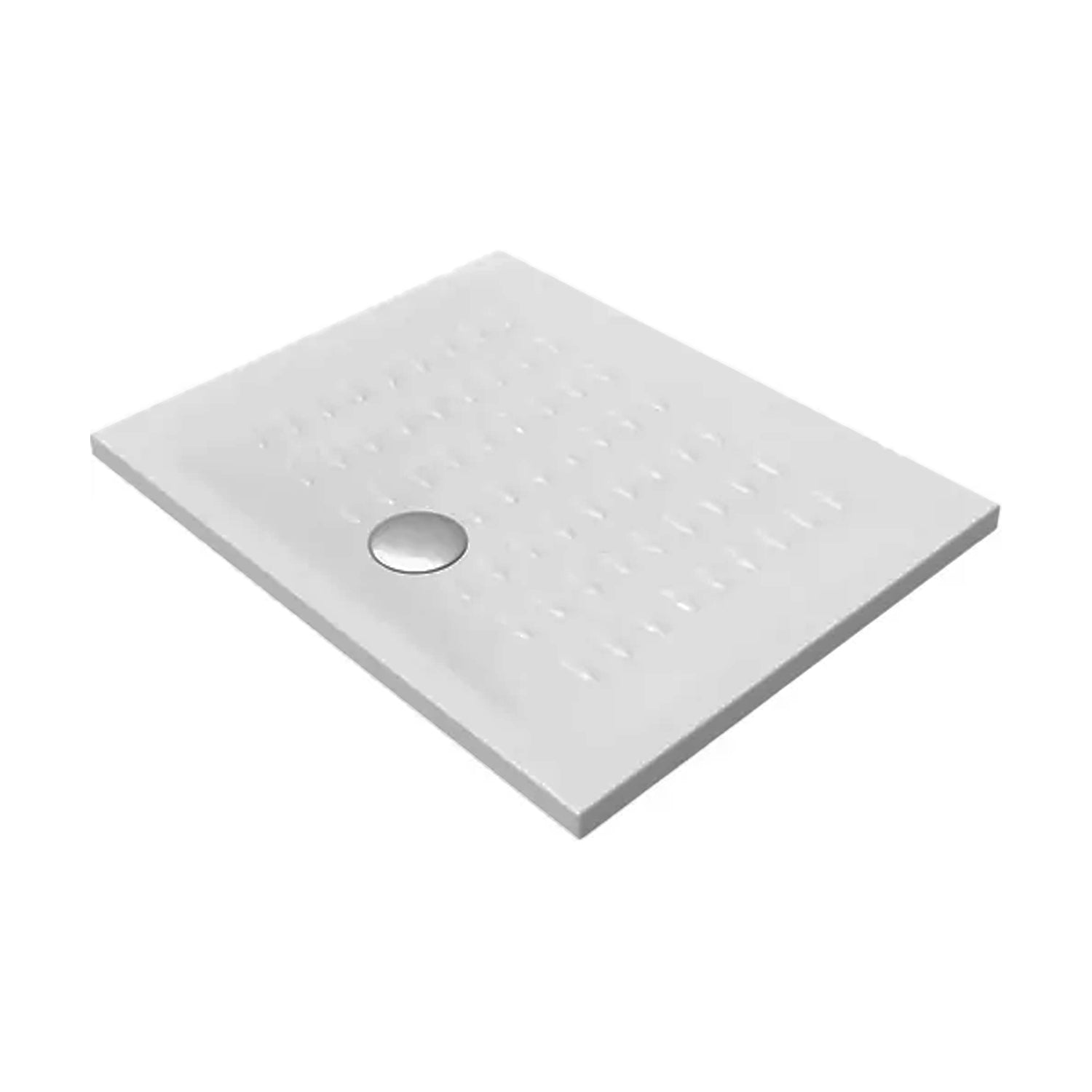 Piatto doccia in ceramica Ellisse 70x120cm - Bianco