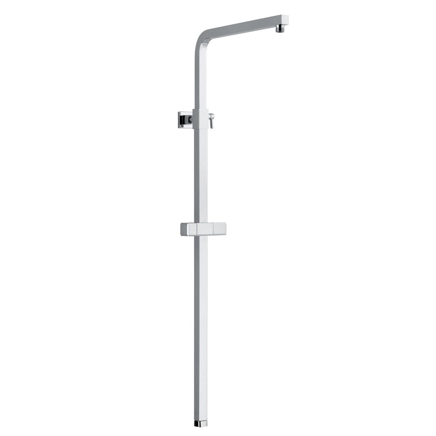 Colonna doccia quadra 25mm con supporto regolabile e attacco 3/4"F by CeramicStore | Lo specialista del tuo bagno