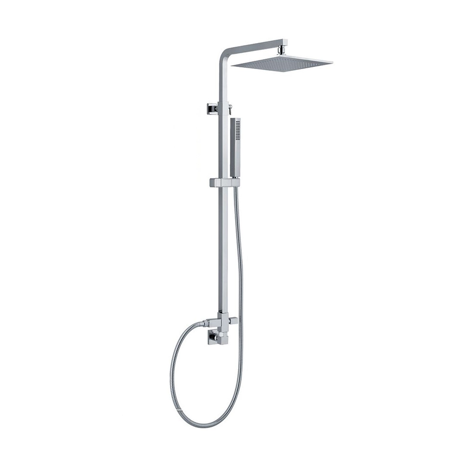 Colonna doccia quadra 25mm con soffione