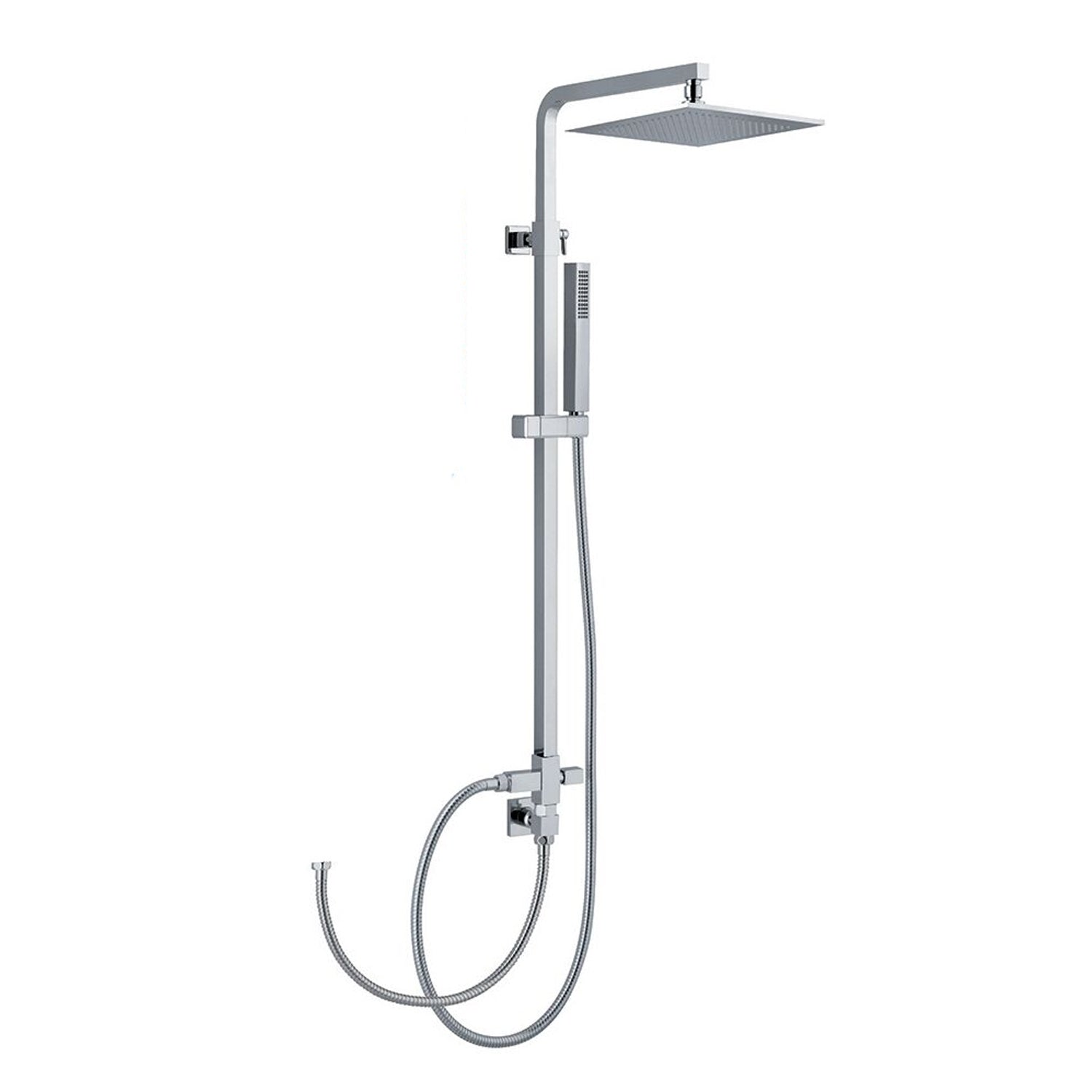 Colonna doccia quadra 25mm con soffione