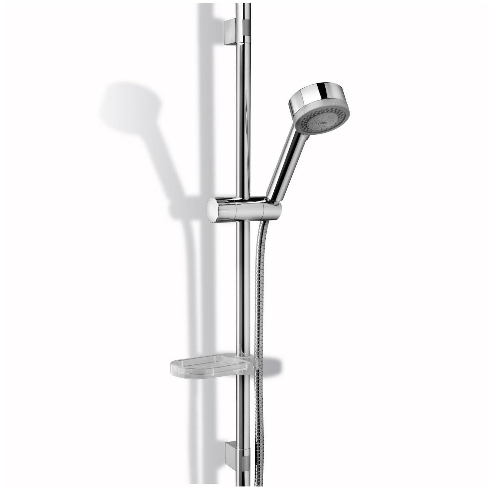  Saliscendi doccia Paffoni con asta in metallo ZSAL110 e doccetta tonda 3 getti by CeramicStore | Lo specialista del tuo bagno