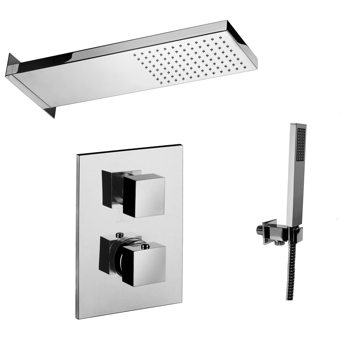 Composizione doccia Paffoni con soffione a muro