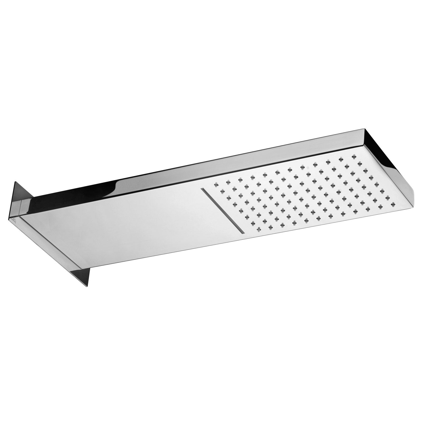  Set doccia Paffoni con comodo soffione rettangolare a cascata by CeramicStore | Lo specialista del tuo bagno