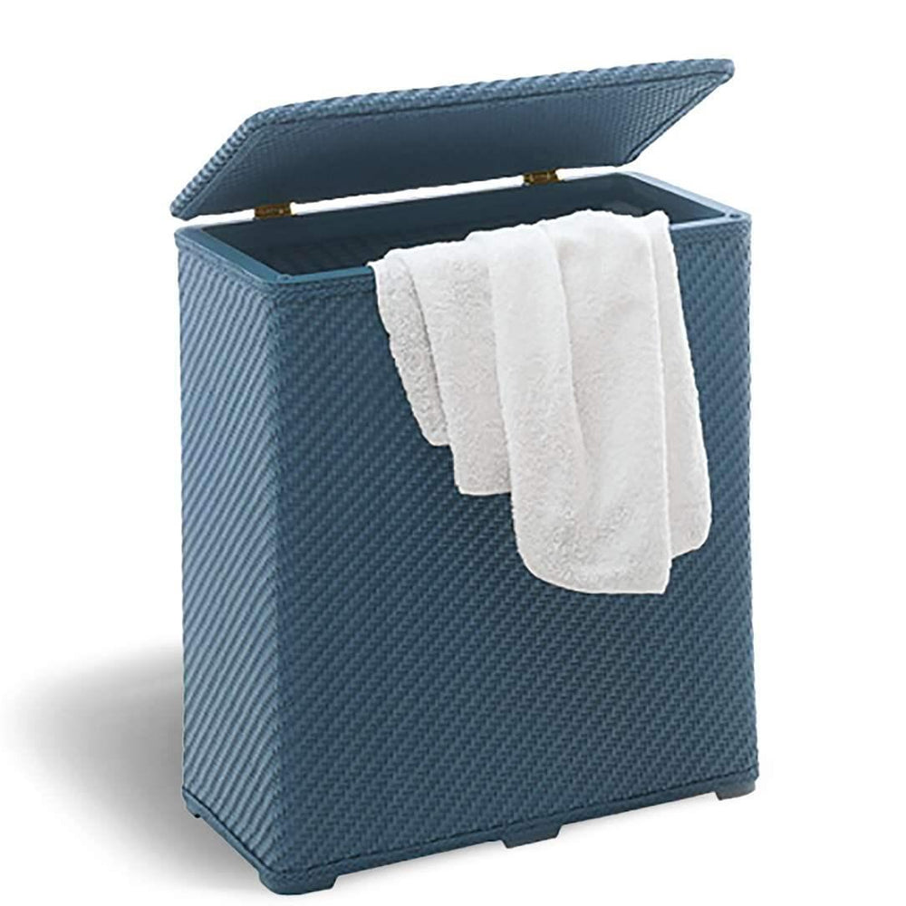 Cesto portabiancheria modello Ambrogio di Gedy - Blu by CeramicStore | Lo specialista del tuo bagno