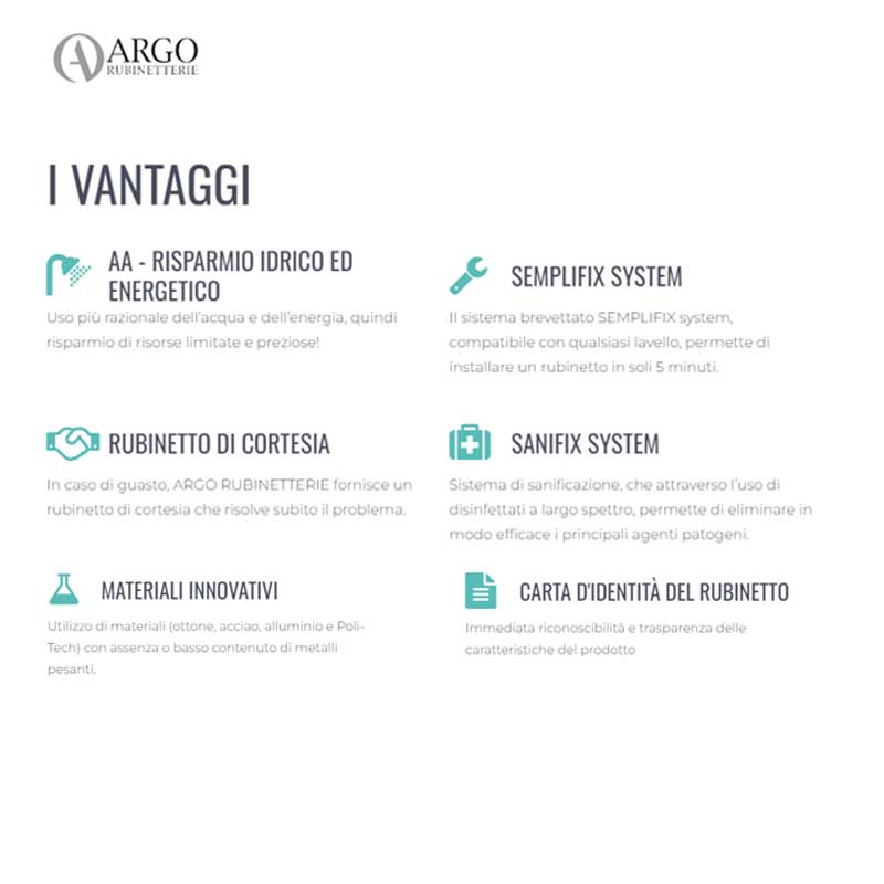  Miscelatore Monocomando per Vasca con set Duplex Derby con cartuccia ceramica by Argo Rubinetterie by CeramicStore | Lo specialista del tuo bagno