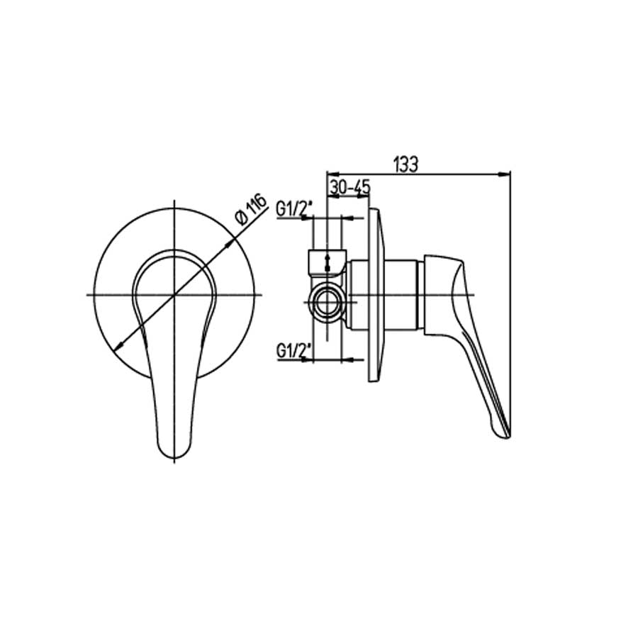  Set di miscelatori da bagno per lavabo