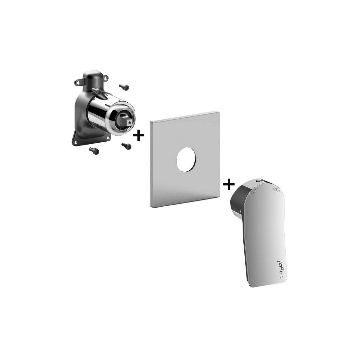 Set esterno miscelatore incasso doccia a 1 uscita Paffoni serie Tilt - Cromato by CeramicStore | Lo specialista del tuo bagno