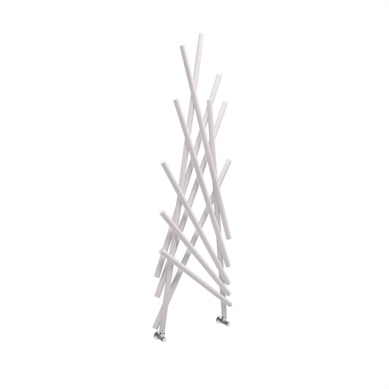 Radiatore d'arredo Shanghai Lazzarini 173,4x56,7 cm interasse 45 cm finitura Bianco 11