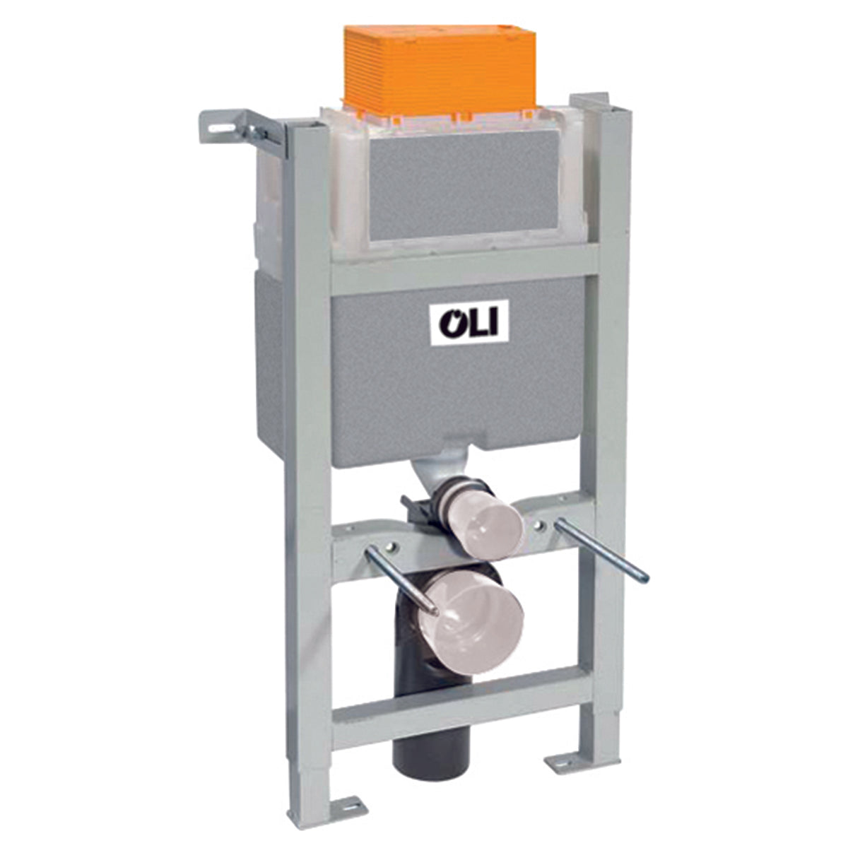 Cassetta di scarico da incasso con staffa Expert Plus Pneu Sanitarblock per vaso sospeso