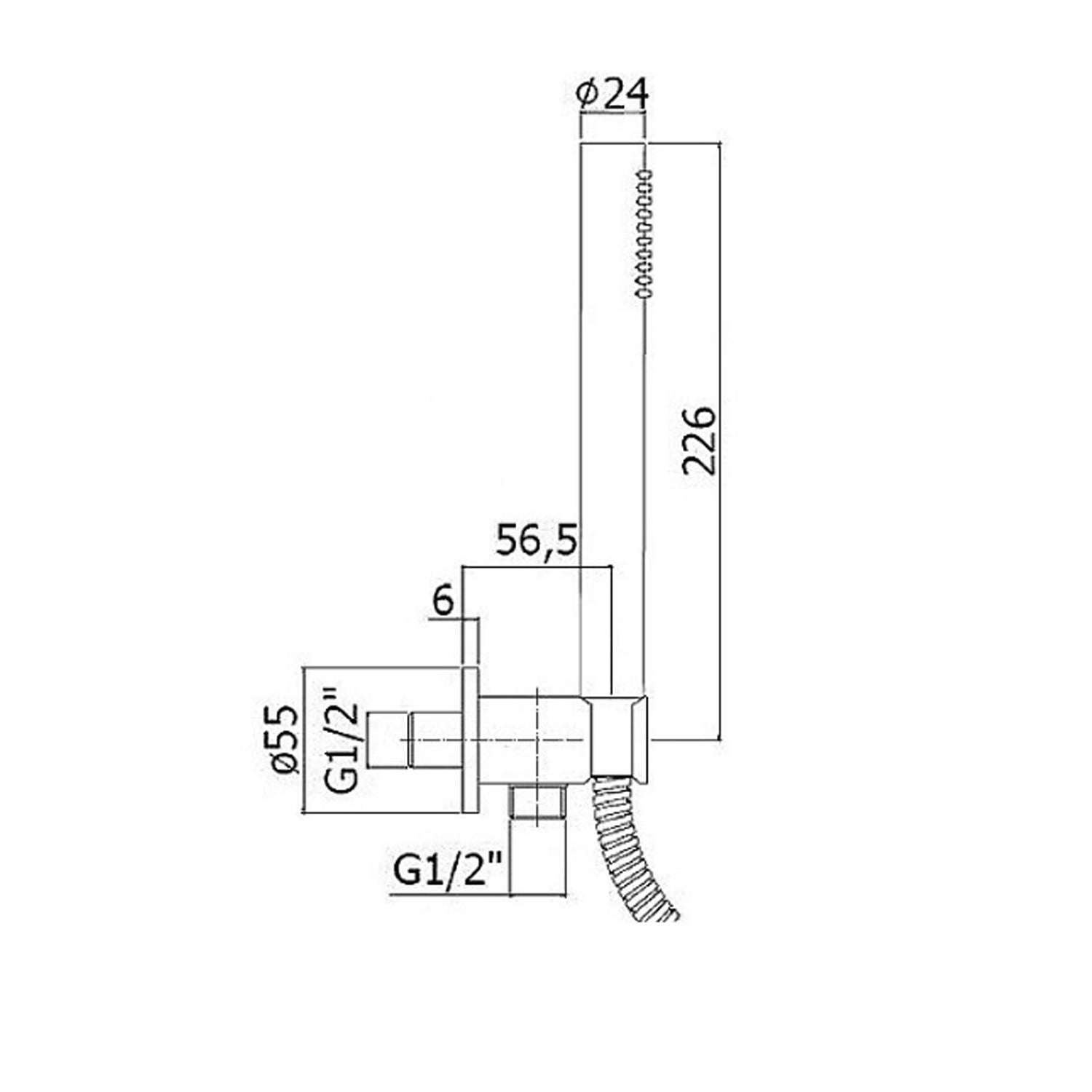  Kit doccia Paffoni serie Jo con soffione miscelatore e doccetta cromati by CeramicStore | Lo specialista del tuo bagno
