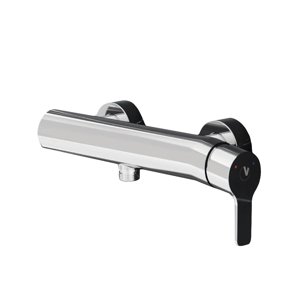 Miscelatore doccia esterno Rubiflux Brezza ottone cromo senza set doccia