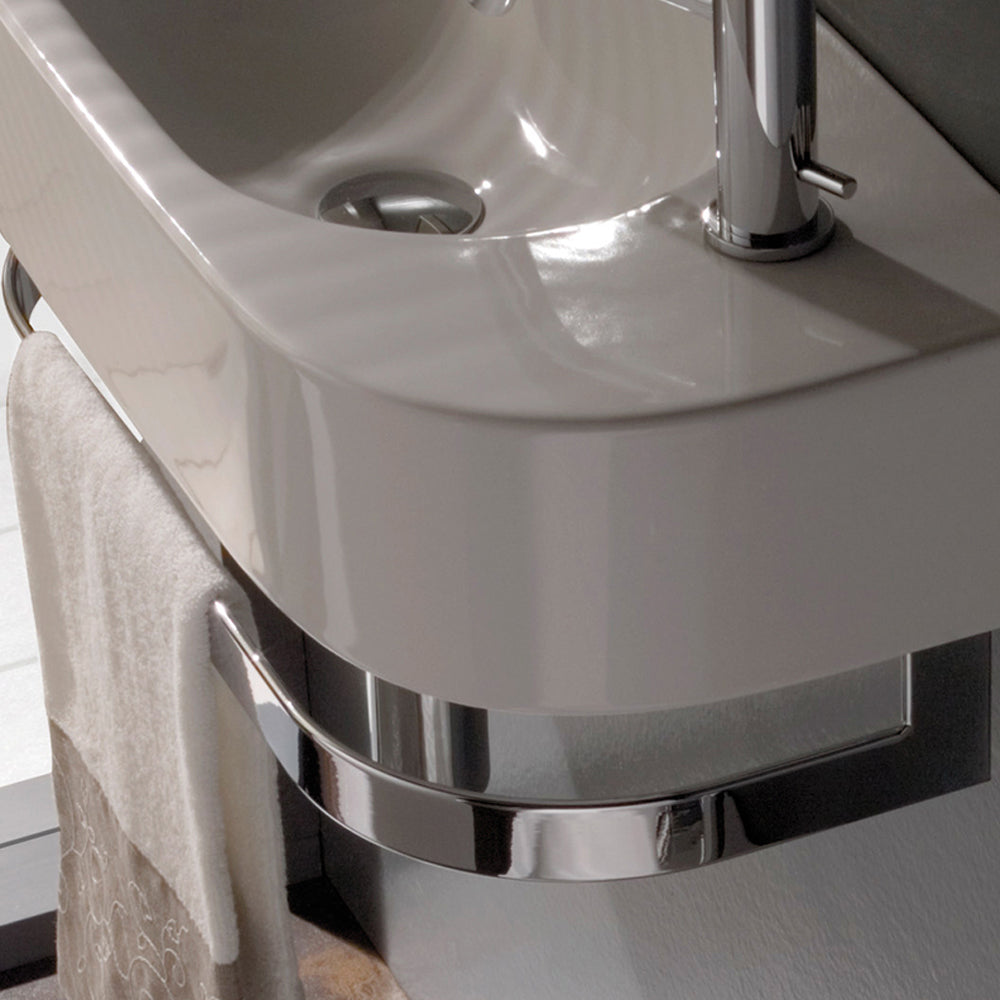  Portasciugamani cromato per Lavabo Forty3 55x27 SCT55.BI Ceramica Globo by CeramicStore | Lo specialista del tuo bagno