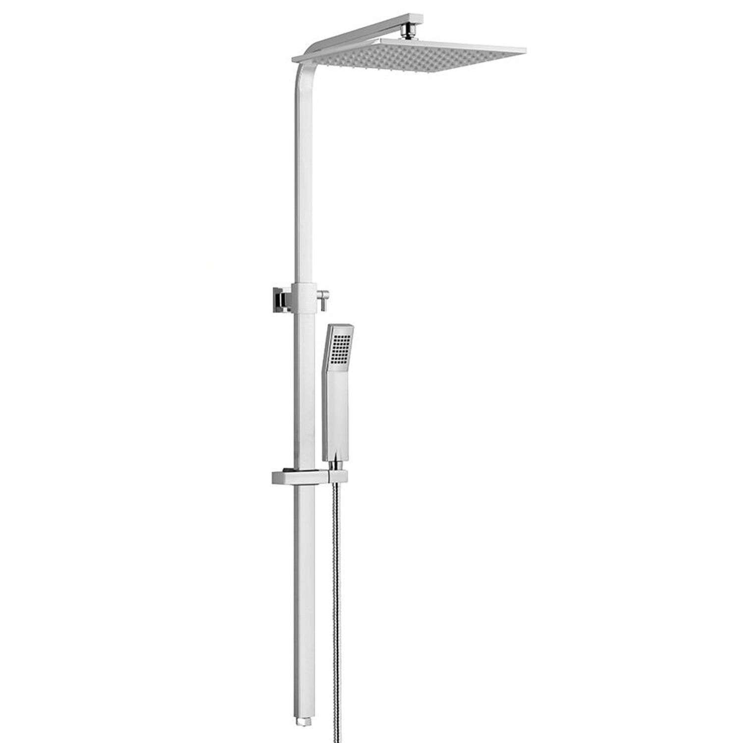 Colonna doccia rettangolare 30x18mm con deviatore