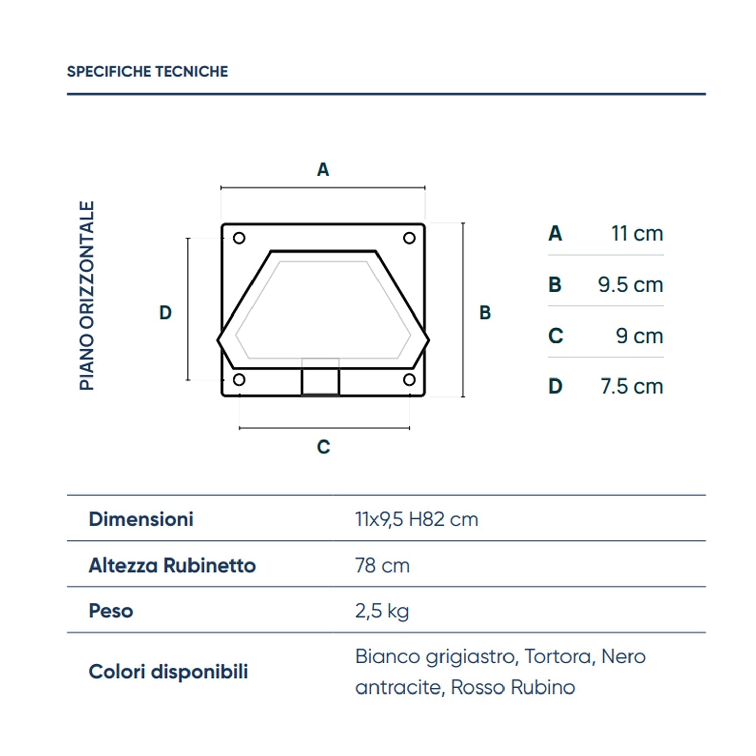 Punto acqua a terra in alluminio verniciato rosso con rubinetto in ottone modello Frog by CeramicStore | Lo specialista del tuo bagno