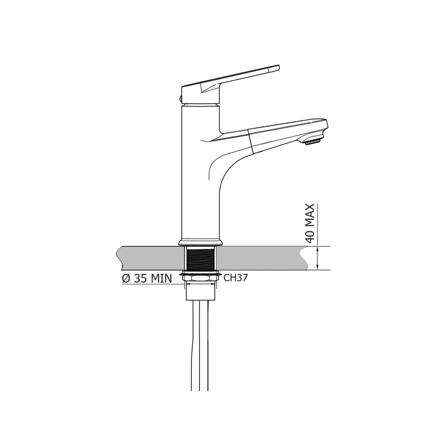  Miscelatore lavabo estraibile Paffoni serie Green - Cromato by CeramicStore | Lo specialista del tuo bagno