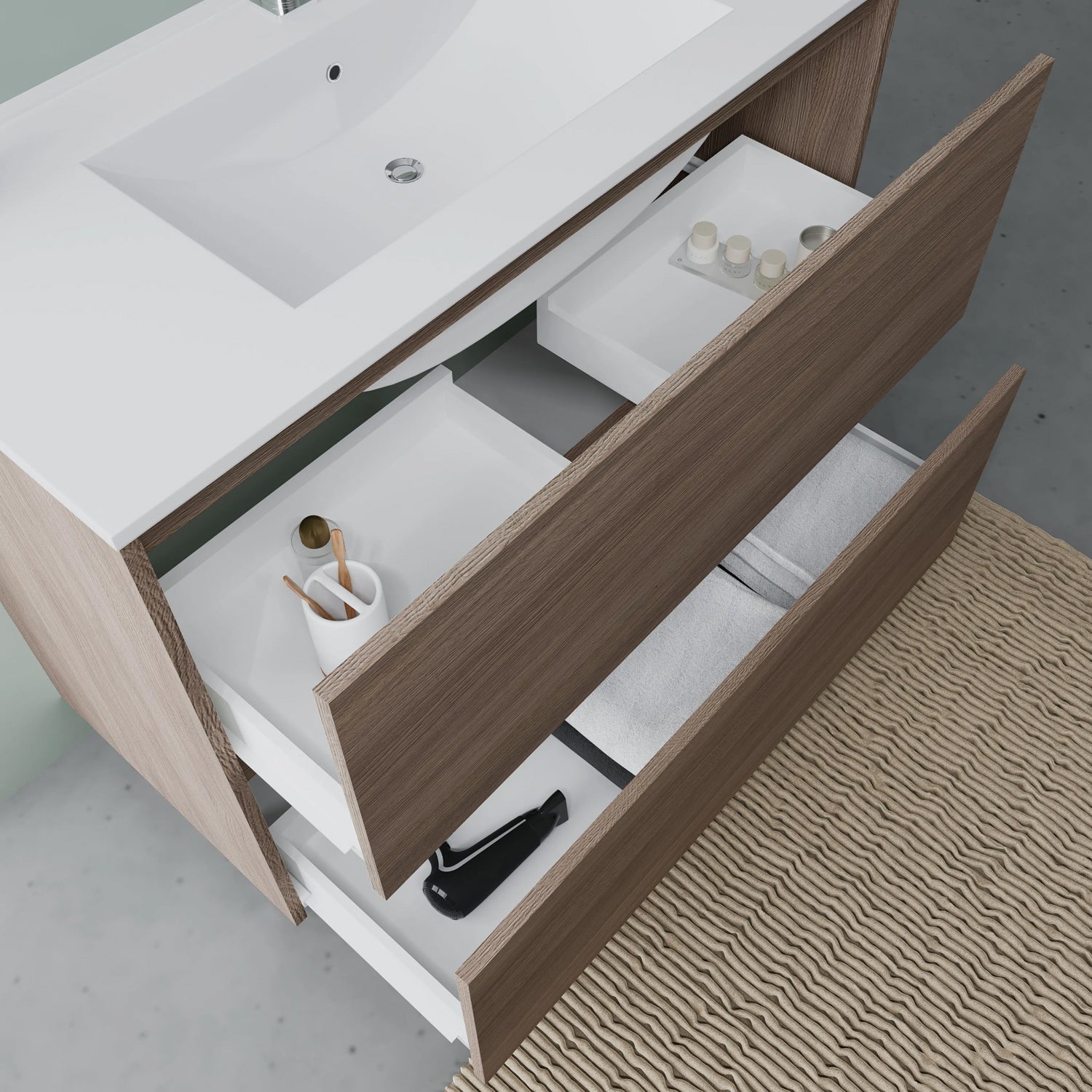  Mobile bagno Cubi&Co Berlino 100 con lavabo