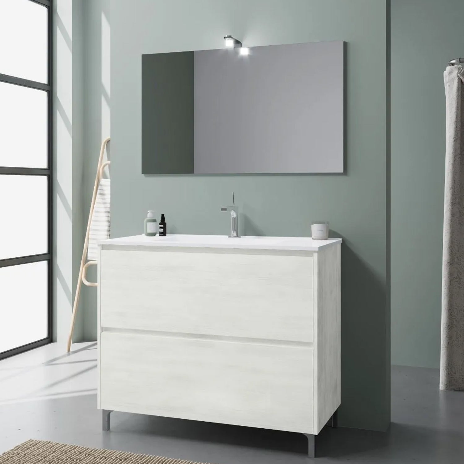  Mobile bagno Cubi&Co Berlino 100 con lavabo
