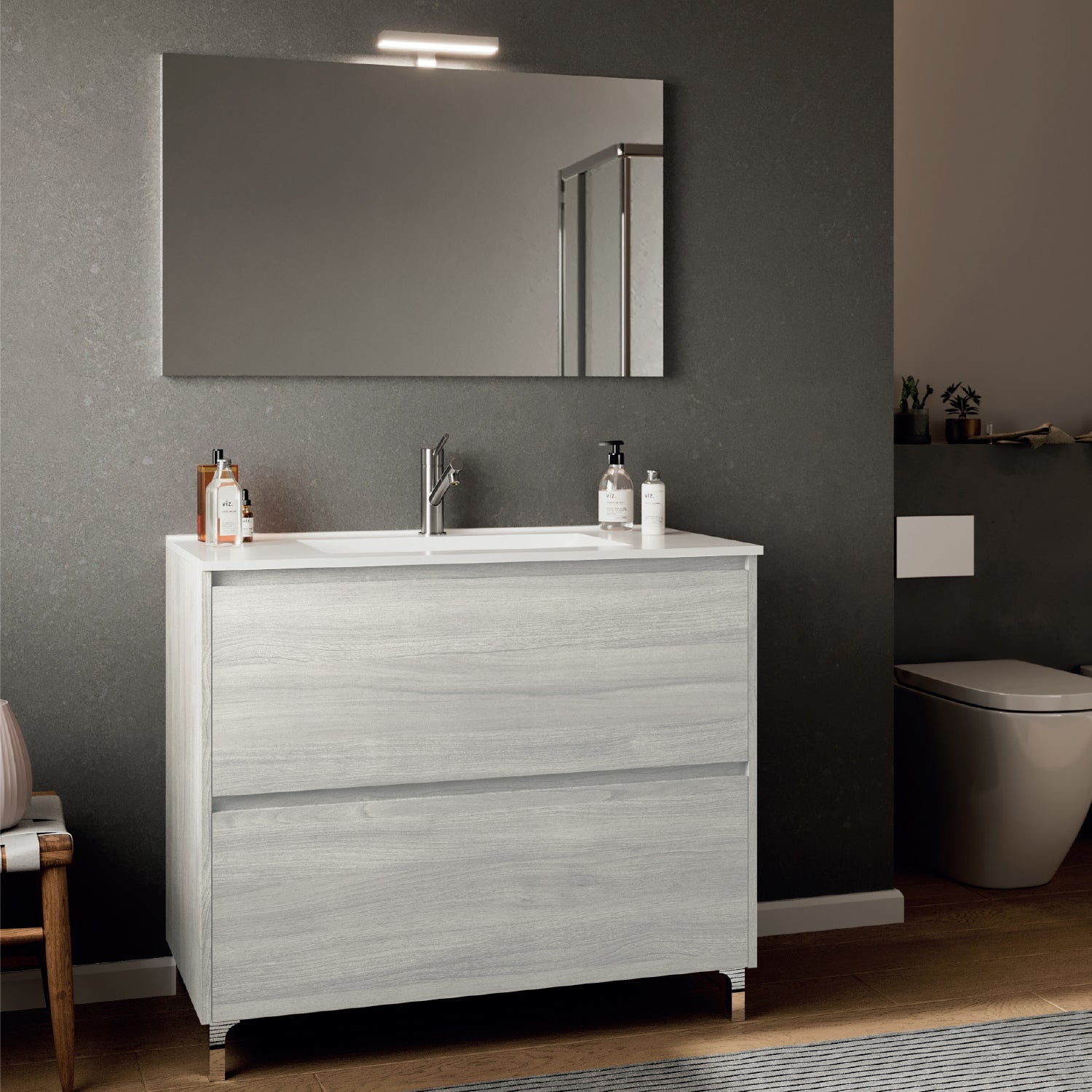 Mobile bagno Cubi&Co Berlino 100 con lavabo