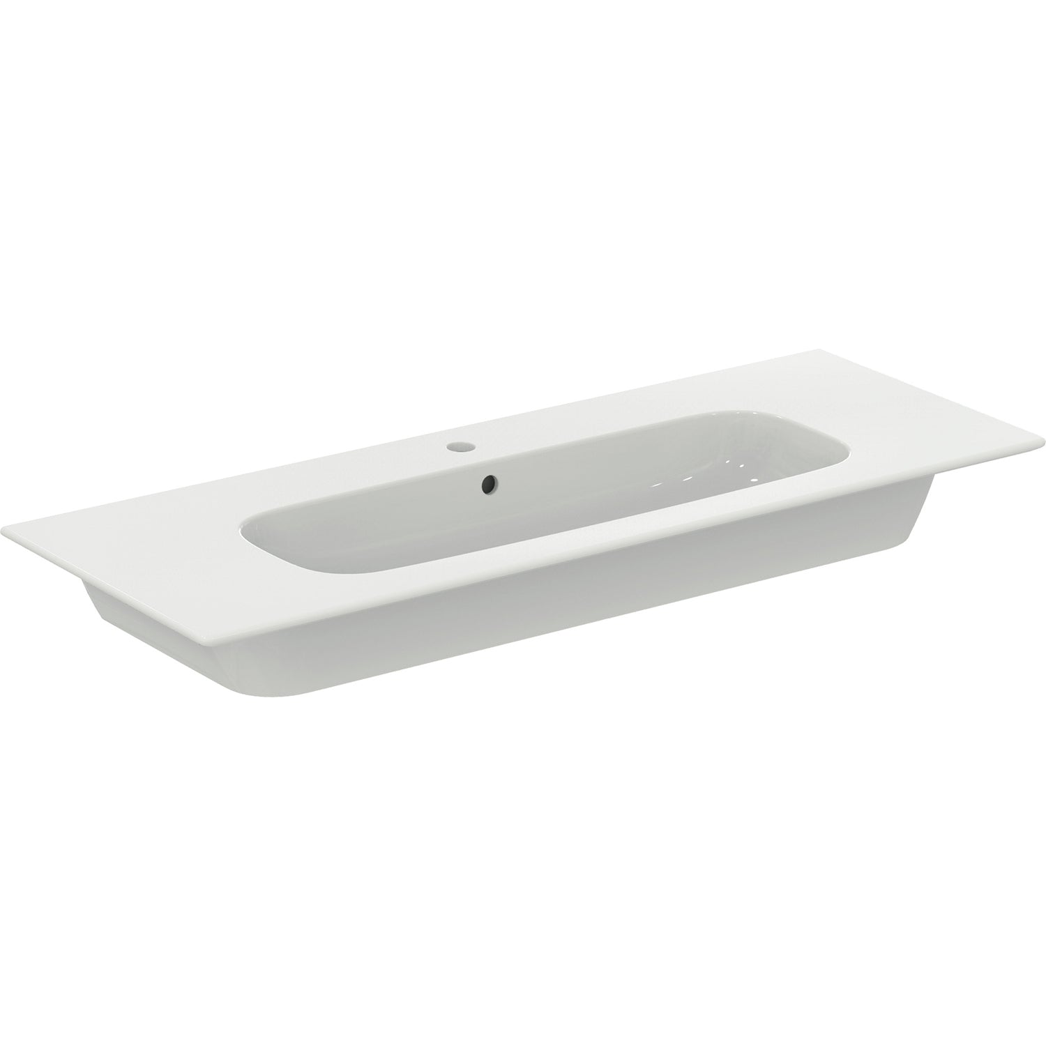 Lavabo top Ideal Standard i.life A 124×46 cm con foro miscelatore