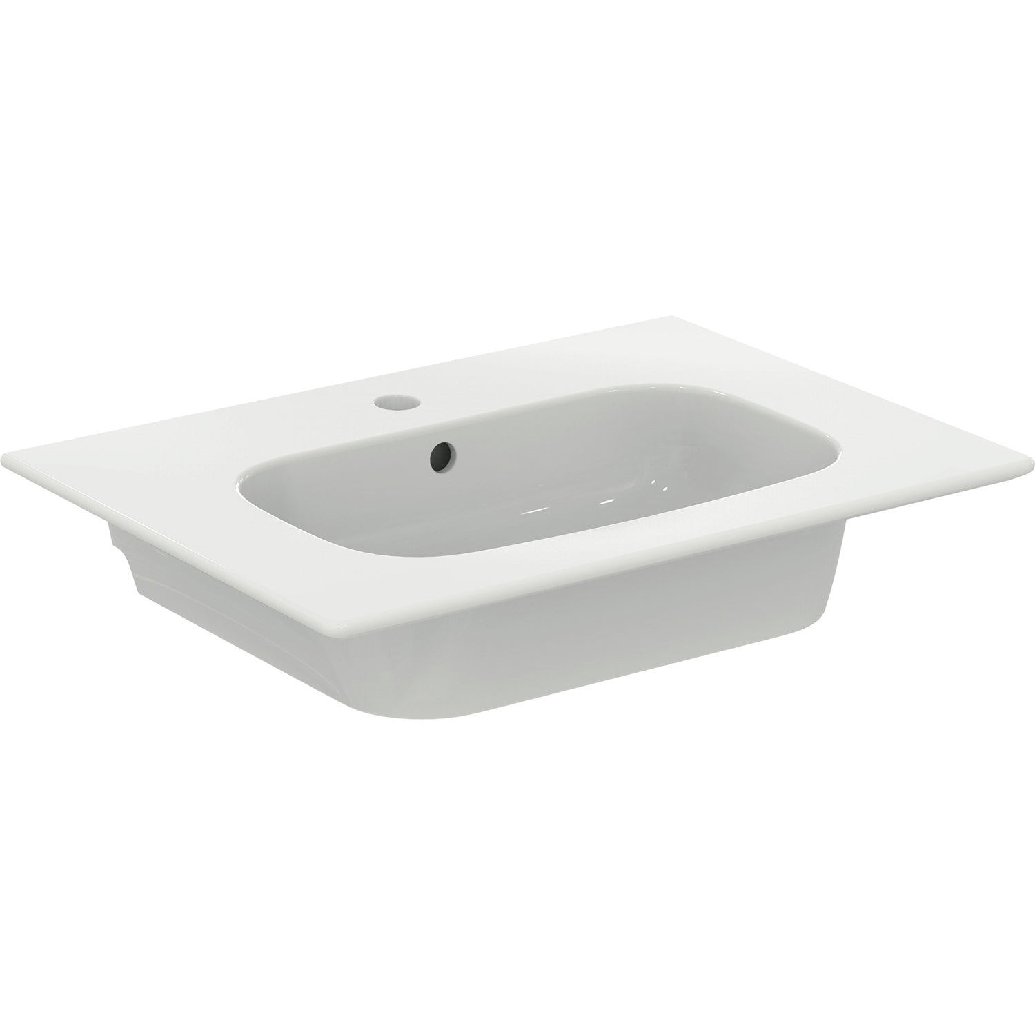 Lavabo top Ideal Standard i.life A 64×46 cm con foro miscelatore