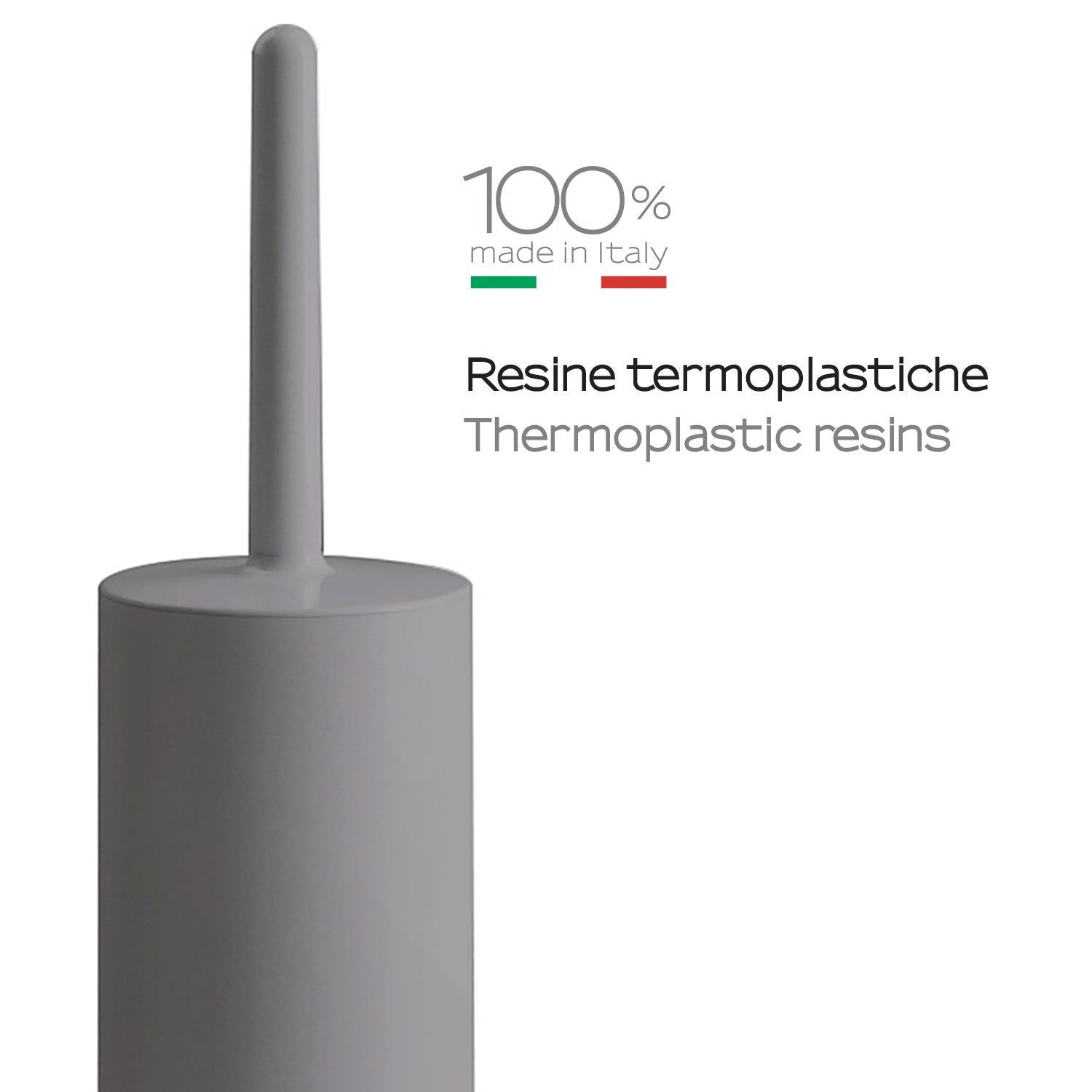  Scopino Peter da appoggio di Gedy - Grigio by CeramicStore | Lo specialista del tuo bagno