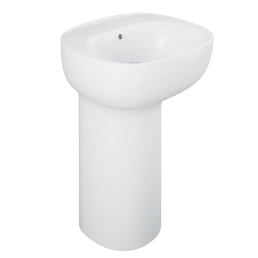 Lavabo autoportante modello Illusion Rak Ceramics senza foro per rubinetto cm 54x44 by CeramicStore | Lo specialista del tuo bagno