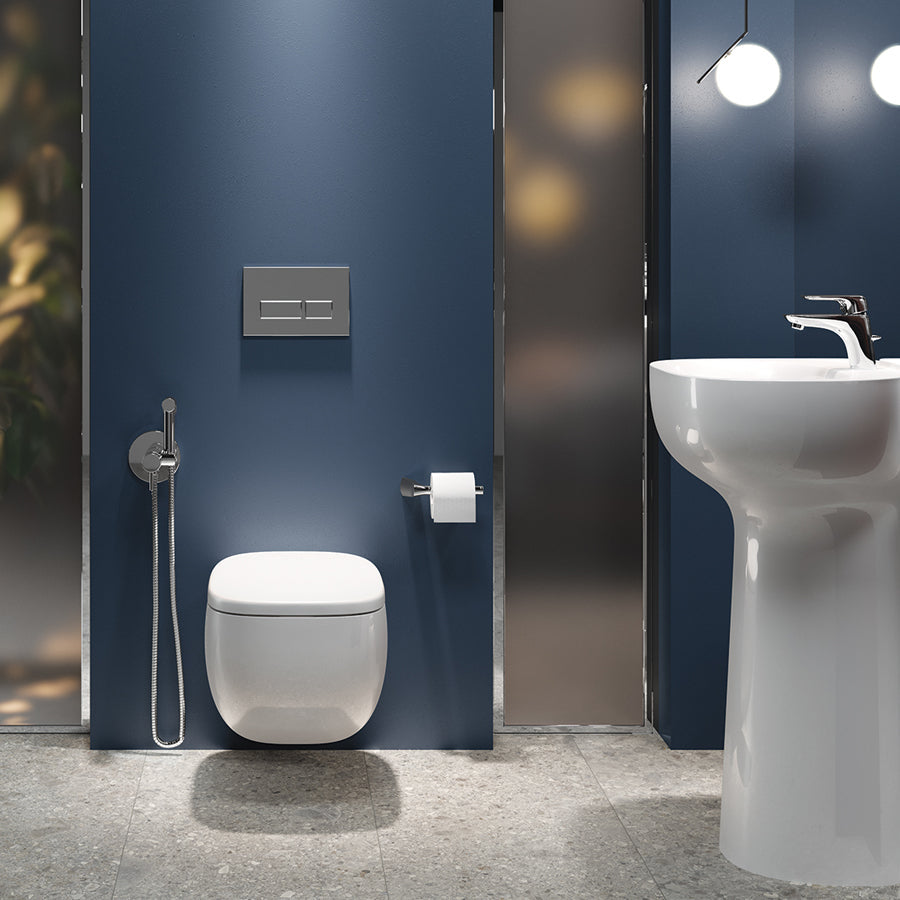  Lavabo autoportante modello Illusion Rak Ceramics con foro per rubinetto cm 54x44 by CeramicStore | Lo specialista del tuo bagno